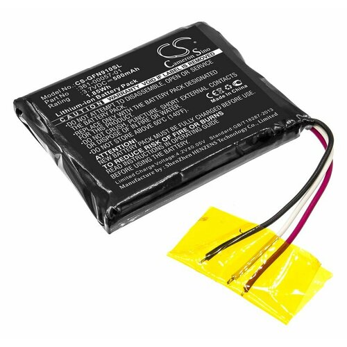 Аккумулятор Cameron Sino для часов Garmin Forerunner 910XT, p/n: 361-00057-01, 500мАч cameron sino 1200mah battery for garmin nuvi 2460lmt 2660lmt 2669lmt 361 00051 00 361 00051 01 361 00051 02