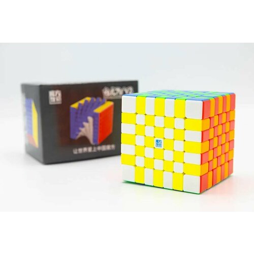 Кубик Рубика магнитный MoYu MeiLong 7x7 v2 M головоломка moyu кубик 7x7 meilong color