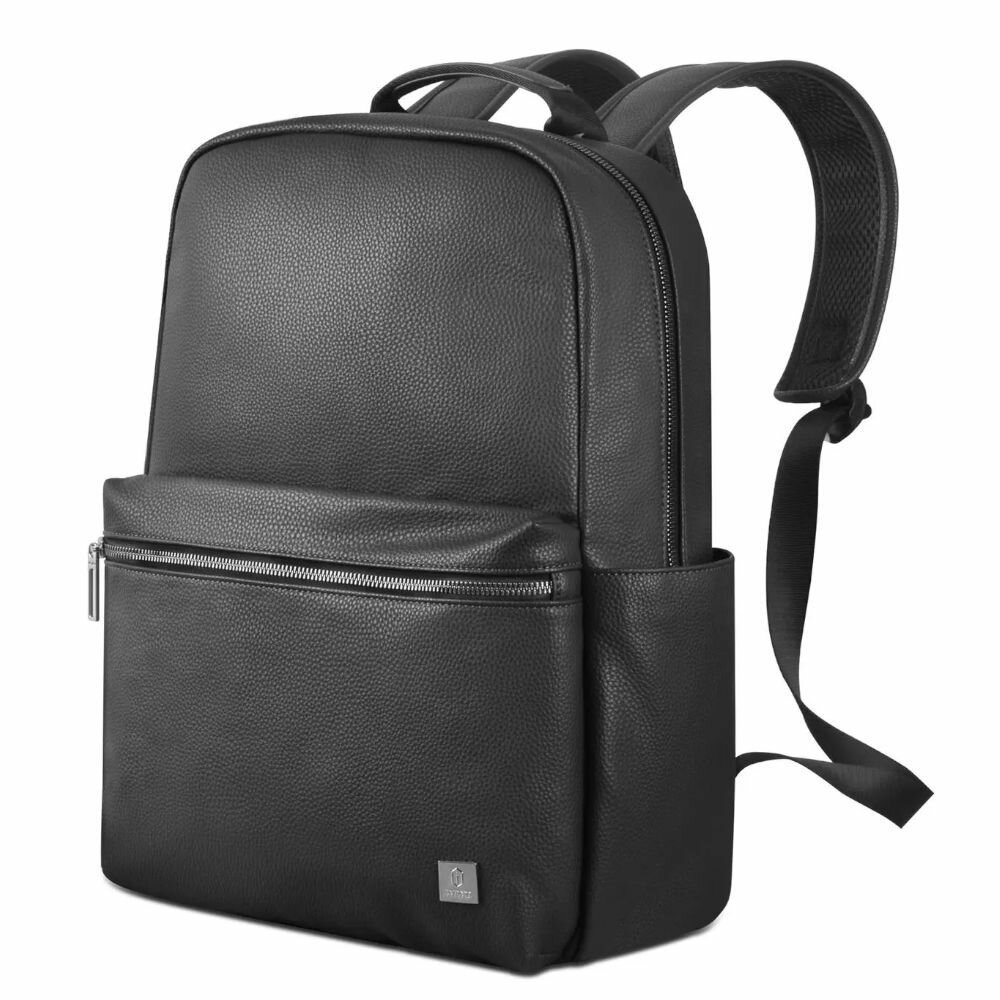 Рюкзак для ноутбука дорожный WiWU Osun из искусственной кожи с передним карманом водонепроницаемый