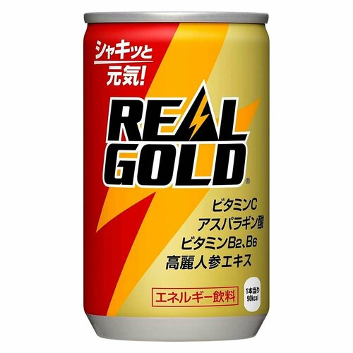 Энергетический напиток Coca-Cola Real Gold с витаминами (Япония), 190 мл