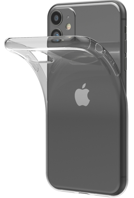 Чехол TPU "iPh 13 mini", для Apple iPhone 13 mini, прозрачный, бесцветный, усиленный — фото 1