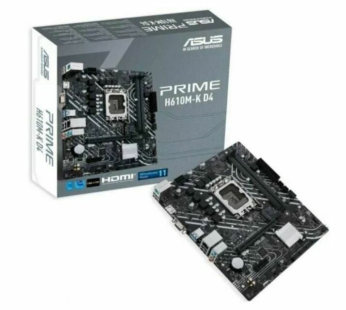 Материнская плата ASUS PRIME H610M-K D4