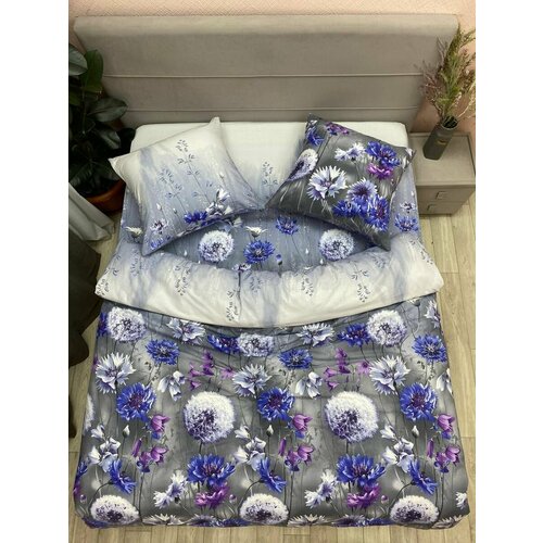 серый, синий