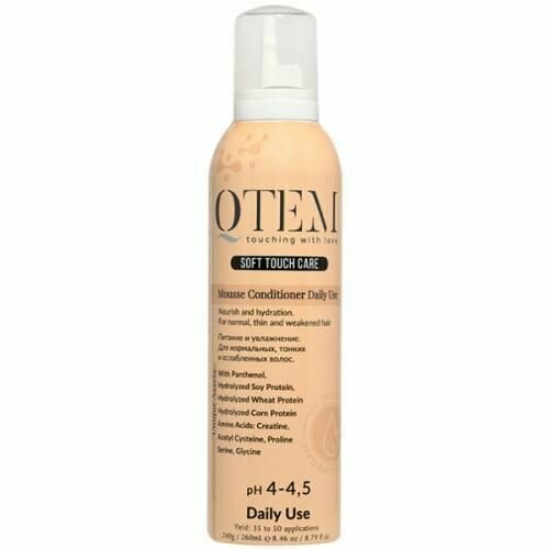 Мусс-кондиционер Qtem Soft Touch Care Питание и увлажнение, 260 мл evo macgyver multi use mousse [универсальный солдат] мусс особого значения 200 мл