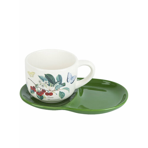 Чайная пара 500 мл керамическая Fruit Garden 1263₽