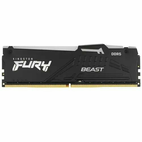 Модуль памяти Kingston 32GB DDR5 6000MHz DIMM FURY Beast Black EXPO RGB KF560C36BBEA-32 CL36 23278₽