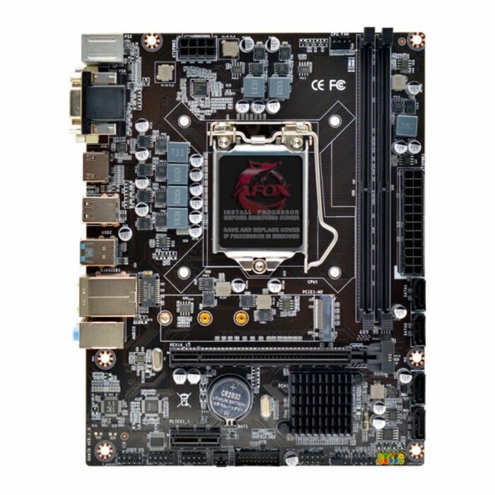 Материнская плата Afox AFOX Motherboard Intel H510, INTEL Socket 1200, Micro-ATX (17*22cm)