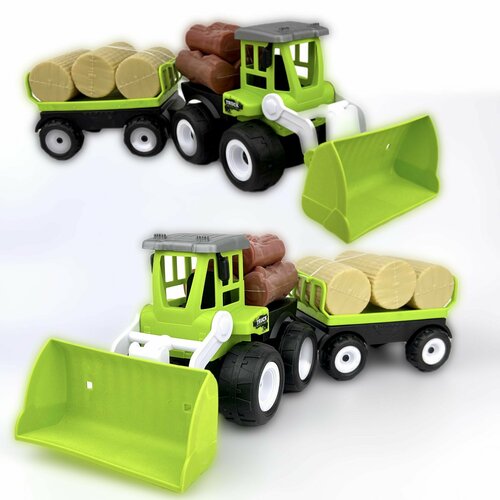 Игровой набор машин Сельхоз техники / Трактор с прицепом / Комбайн игрушечный