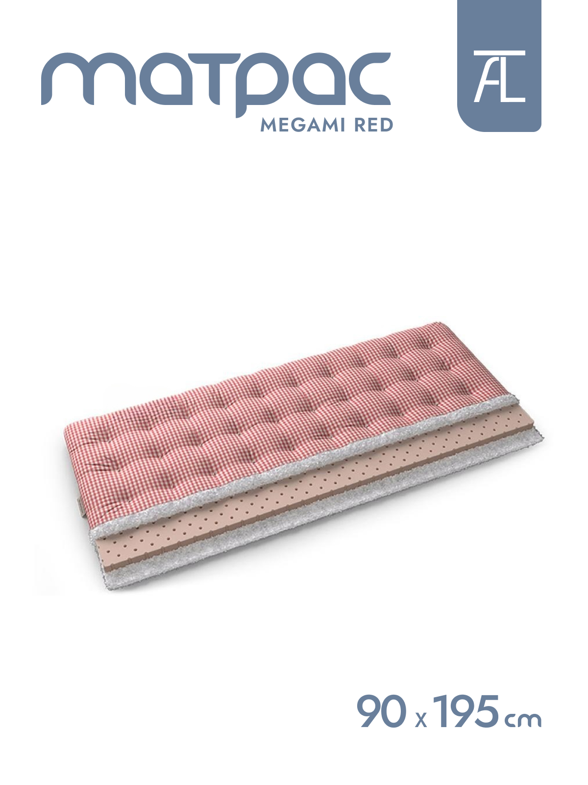 Матрасы Mr.Mattress Megami red, 90х195 см