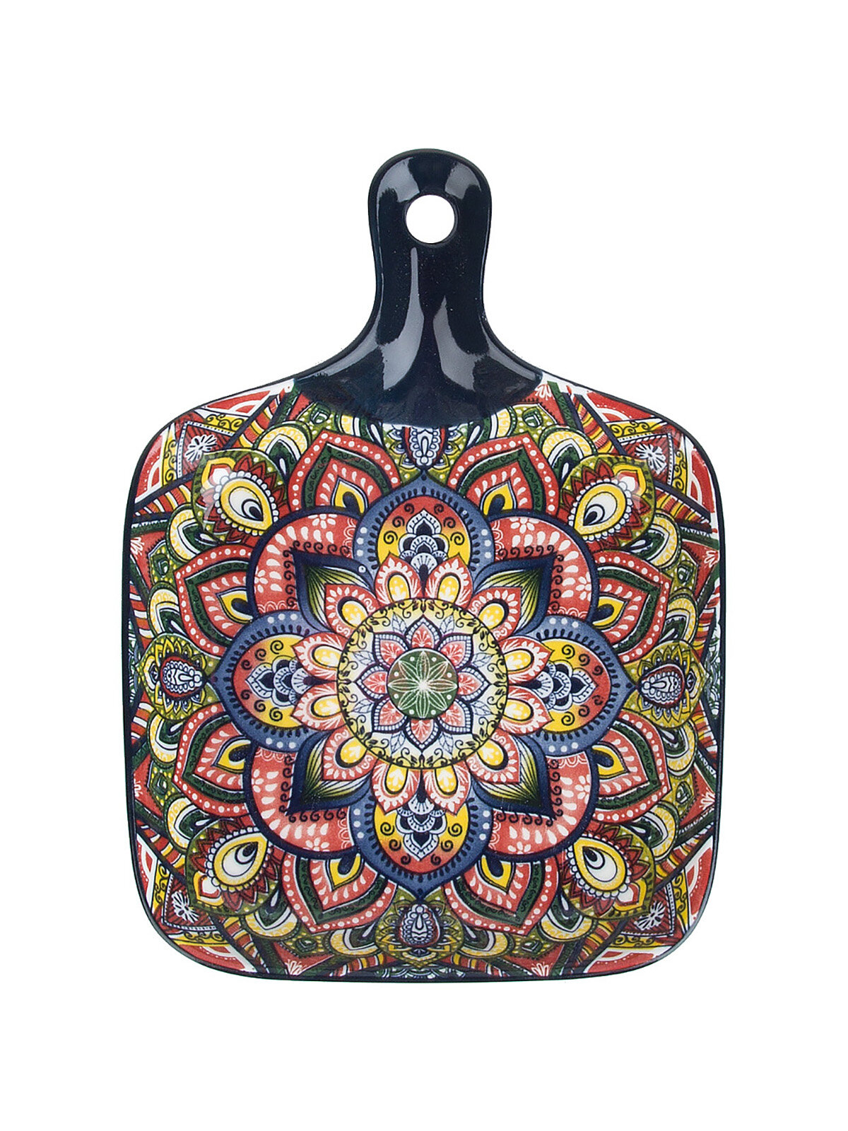 фото Блюдо сервировочное с ручкой Nouvelle "Arabesque", фарфор, 22,5х16х3,5 см