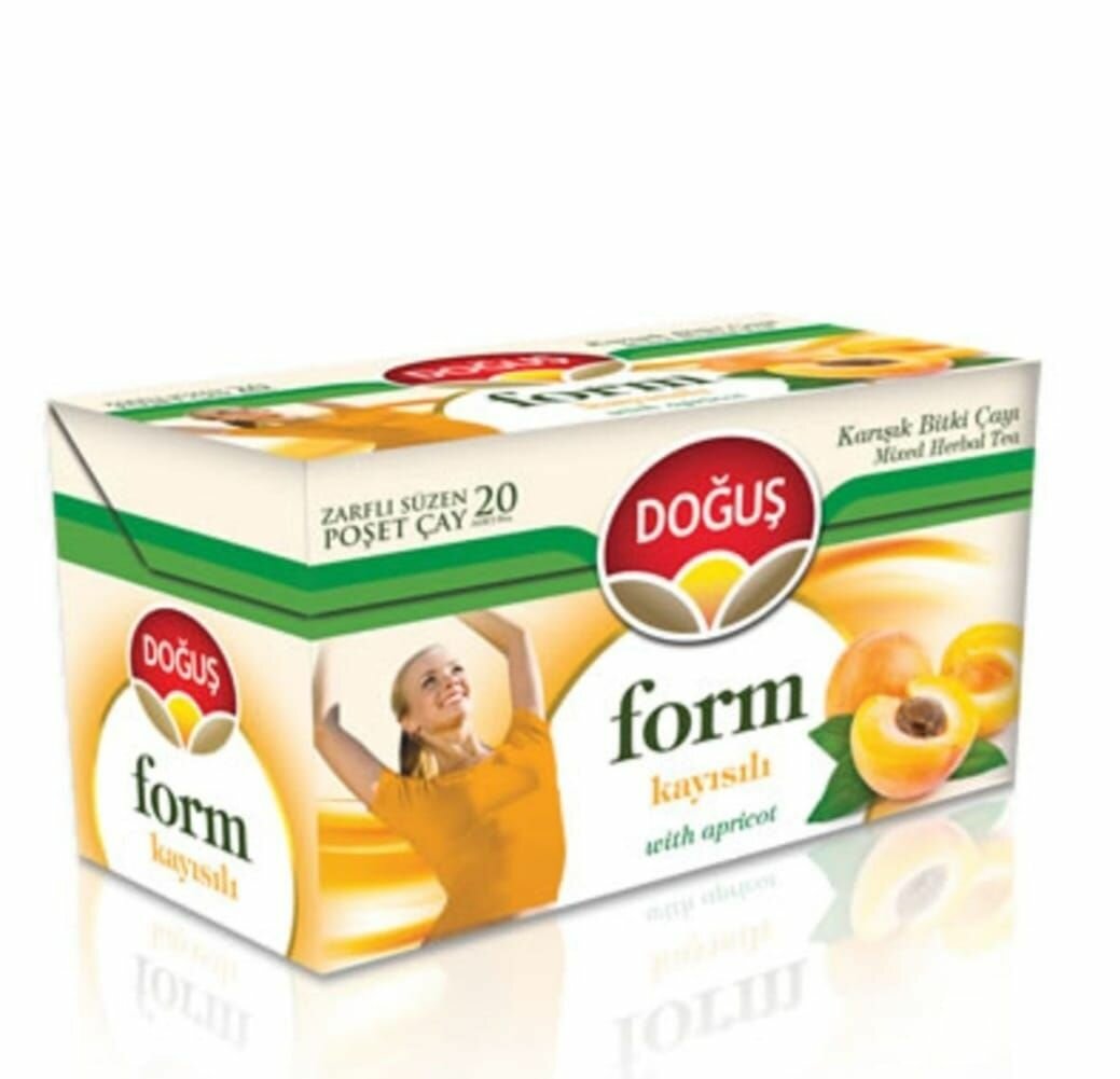 Турецкий чай абрикосовый (FORM KAYISI) DOGUS, 20 пакетиков