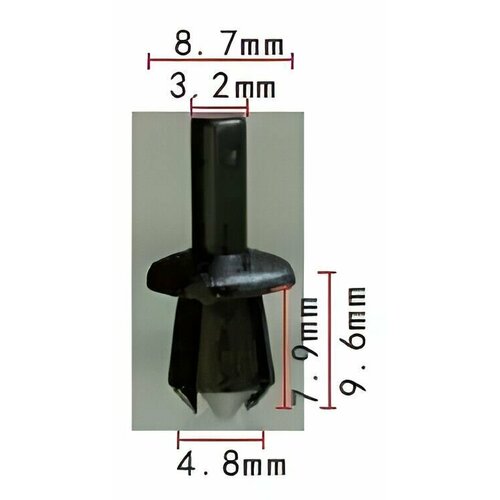 Клипса крепежная автомобильная WW11389 / Комплектность 20 штук