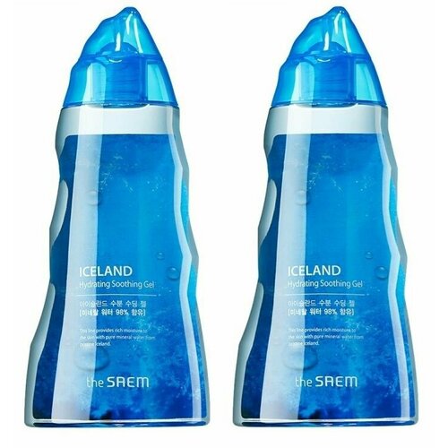 The Saem Гель для тела минеральный Iceland Hydrating Soothing Gel, 300 мл, 2 шт