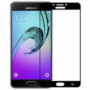 Samsung Galaxy A7 2016 a710 Защитное стекло 3D, бронестекло полное покрытие, черное