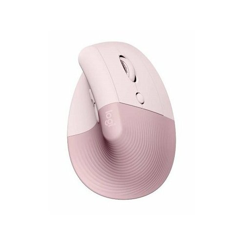 Вертикальная мышь беспроводная Logitech Lift [910-006487] розовый