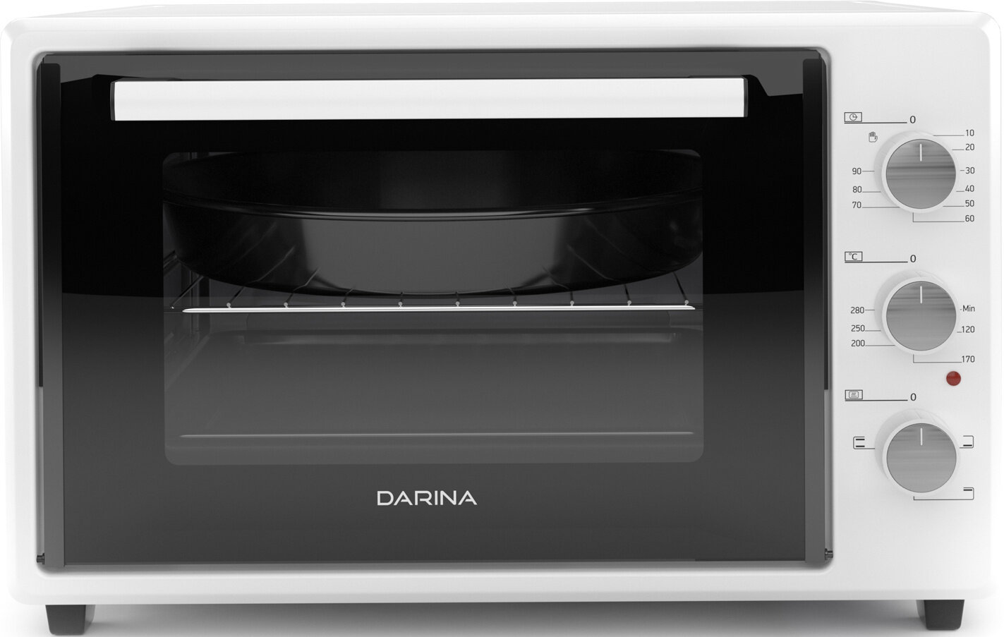 Мини-печь электрическая Darina UB NDE 37 701 W белый, 37 литров