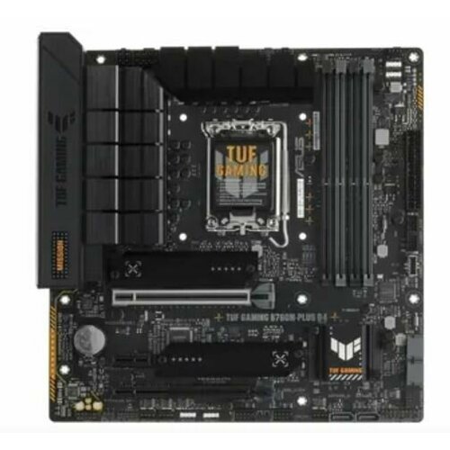 Материнская плата ASUS TUF GAMING B760M-PLUS D4 Soc-1700 чипсет Intel B760 тип памяти 4xDDR4 форм-фактор mATX AC 97 звук 8ch71 разъемы 25Gg RAID HDMI DP 1897358 2347000₽