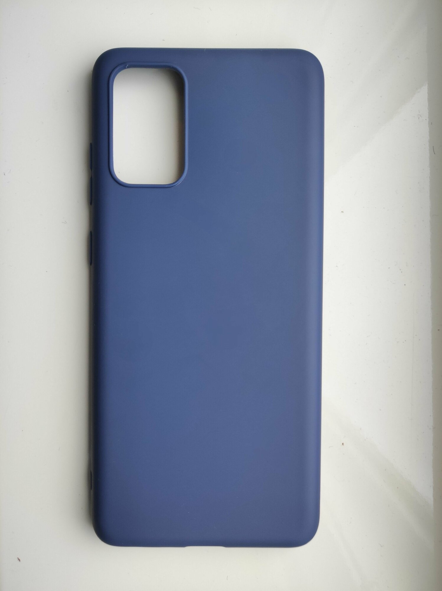 фото Samsung Galaxy S20 Plus / s20+ / s11 Силиконовый синий чехол для Самсунг галакси с20 плюс с11 накладка бампер soft Touch