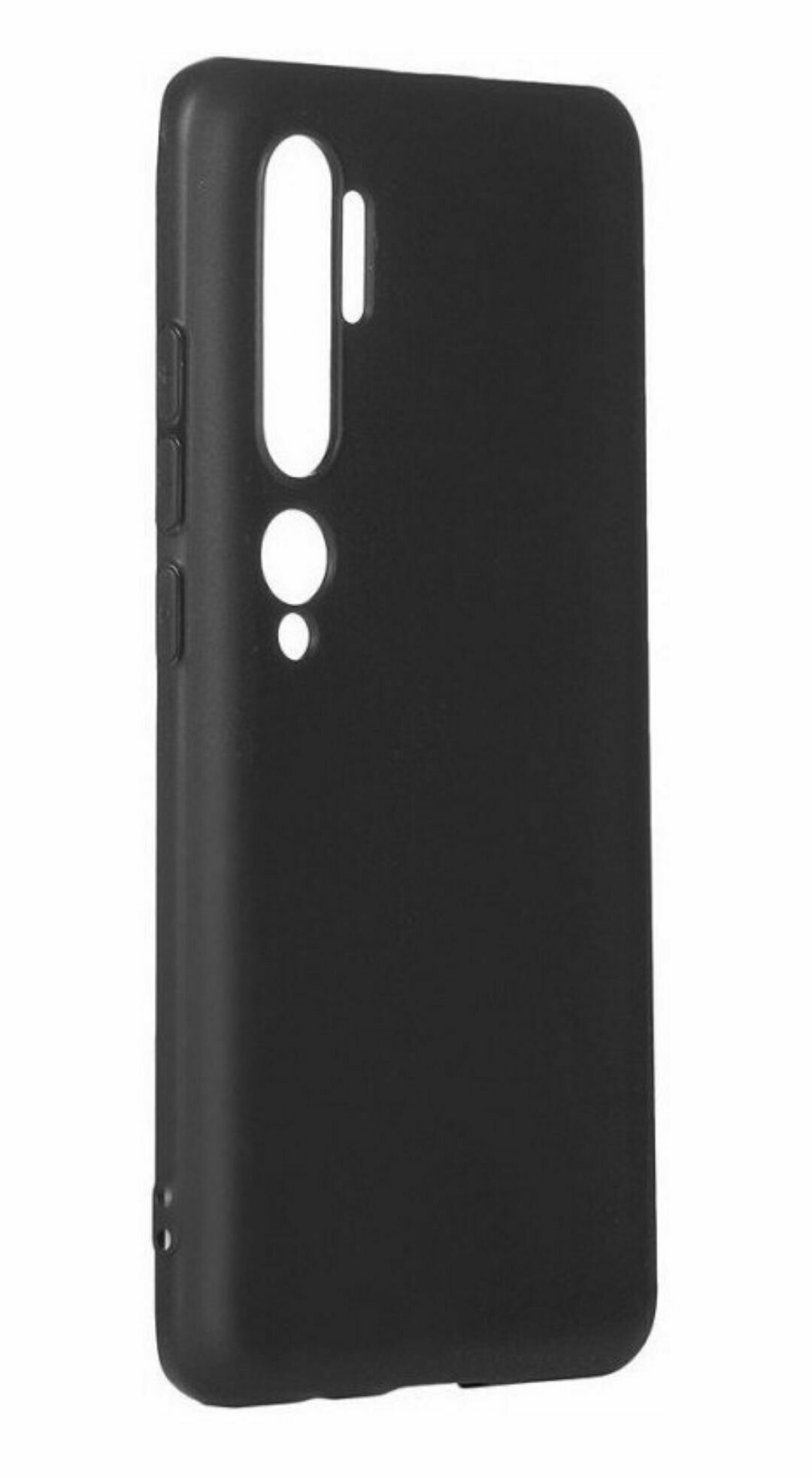 Силиконовый чёрный чехол для Xiaomi mi Note 10