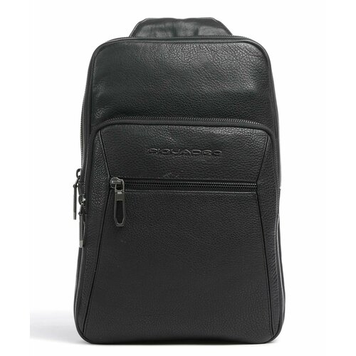 фото Рюкзак слинг piquadro ca6247w118/n, фактура матовая, черный