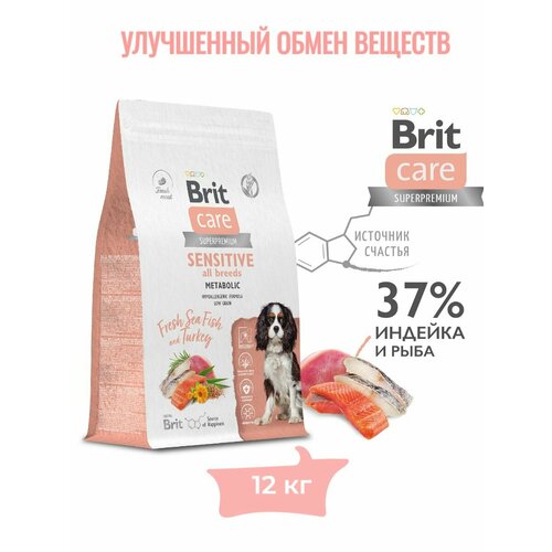 Корм для собак Sensitive Metabolic Морск. рыба и Инд 12кг