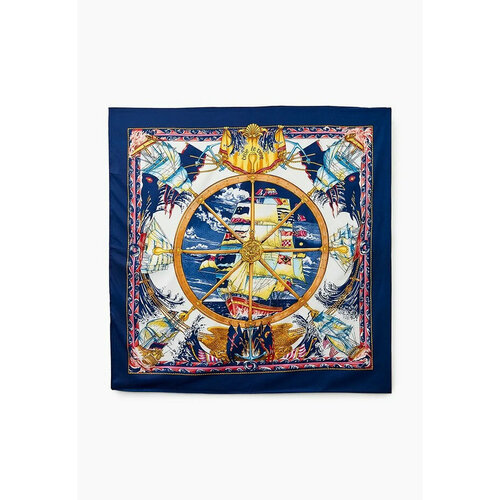 фото Платок rosedena,130х130 см, синий