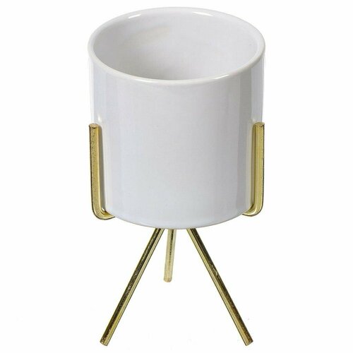 Украшение декоративное 8.5х8.5х15.2 см, кашпо, ваза, подсвечник, Y4-3777