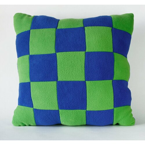 Подушка декоративная Magic Bear Toys квадратная, цвет синий-зеленый 40 см.