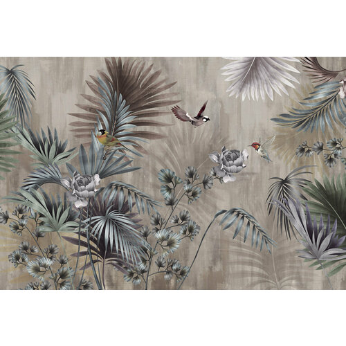 Панно декоративное FLIZETTO Тропический сад 4*2,7 м