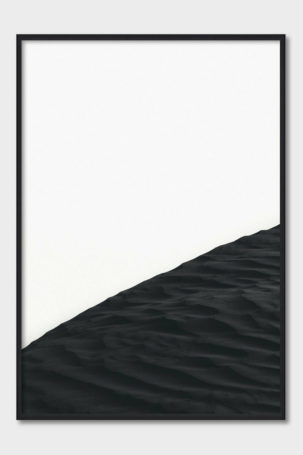 Постер для интерьера Postermarkt, 50х70 см в черной рамке, декор на стену Черно-белый #53