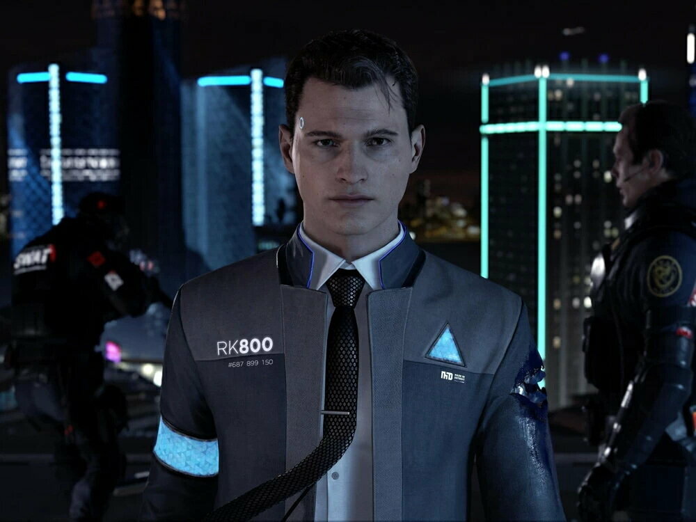 Плакат постер на бумаге Detroit: Become Human/Детройт/игровые/игра/компьютерные герои персонажи. Размер 21 х 30 см