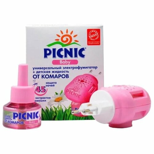 PICNIC Baby Электрофумигатор + 30 мл жидкость от комаров 45 ночей