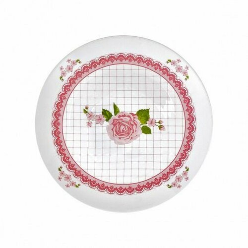 Royal Garden серия Bernadotte Тарелка обеденная 26,5 cм, опаловое стекло RG007RC