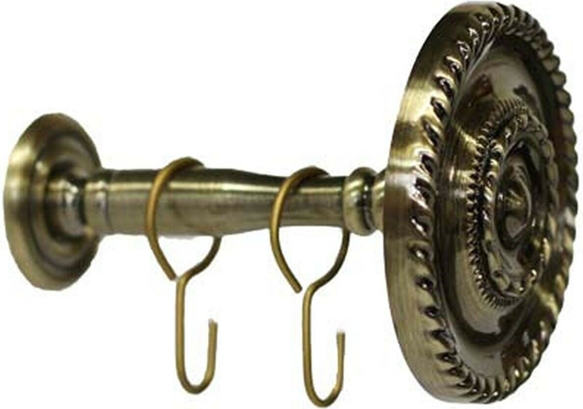 Подхват для штор HOME ACCESSORY стальной сплав золото антик солнце 1 шт