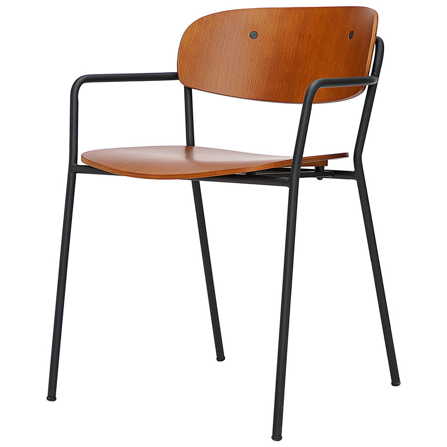 фото Стул с подлокотниками Torfrid, орех