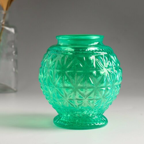 Банка для свечей подсвечник скандик марски 105х102 см 300 мл зелёный 405₽