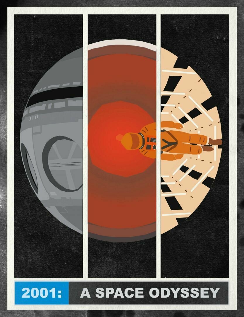 Плакат, постер на бумаге 2001: a space odyssey/Космическая одиссея 2001. Размер 30 х 42 см