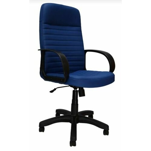 Кресло офисное ЯрКресло Кр60 ТГ Пласт ЭКО4 (экокожа синяя)