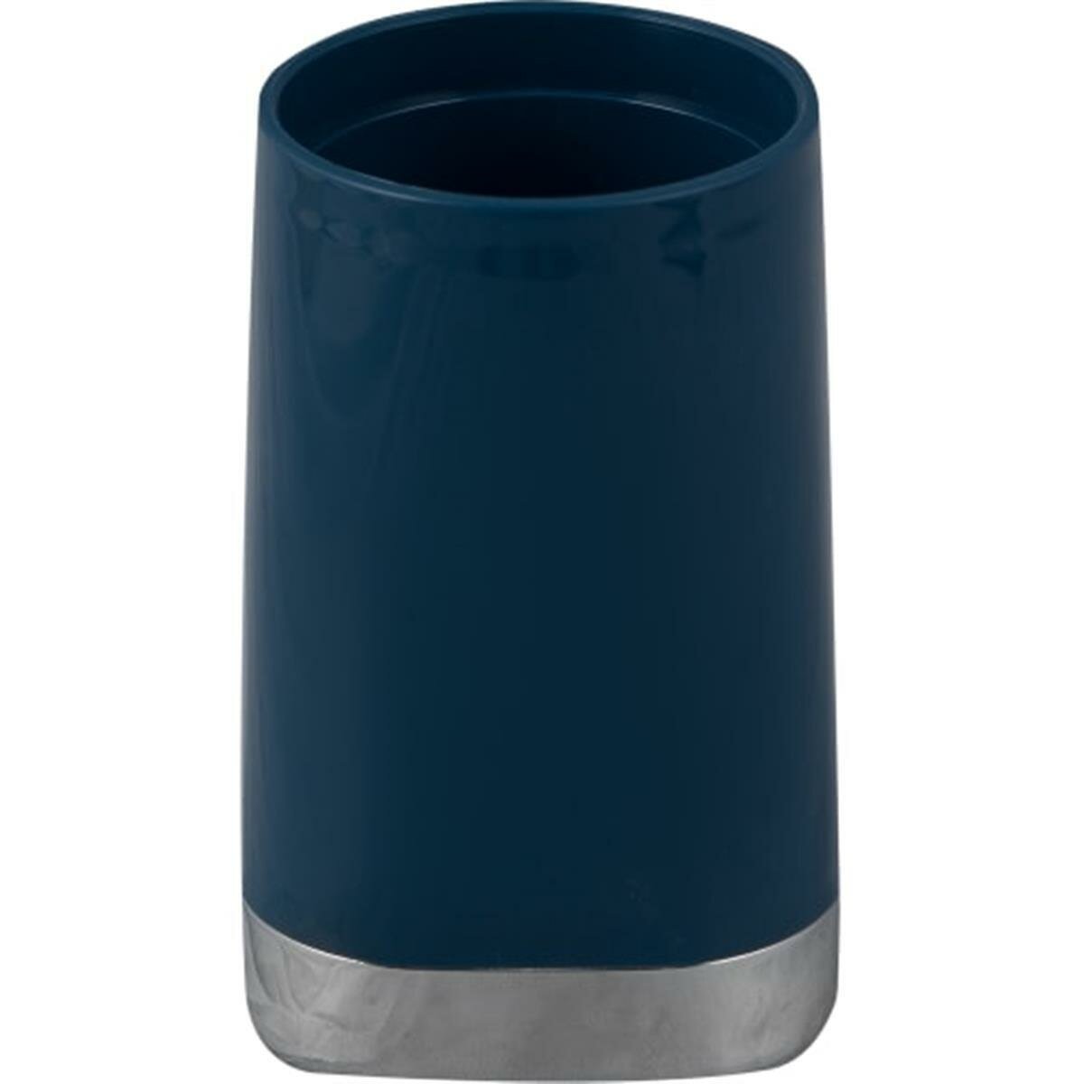 Стакан для зубных щёток пластик цвет тёмно-синий