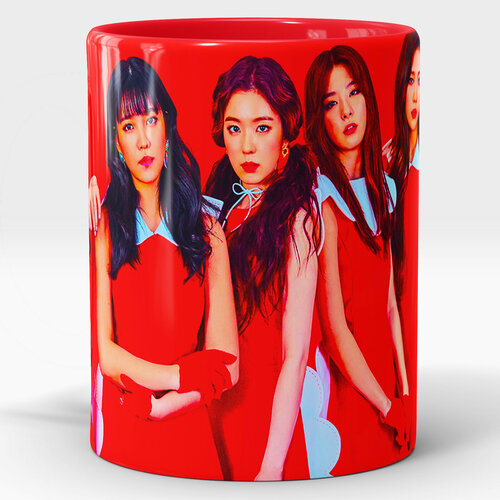 Кружка для чая и кофе с принтом Red Velvet K pop группа