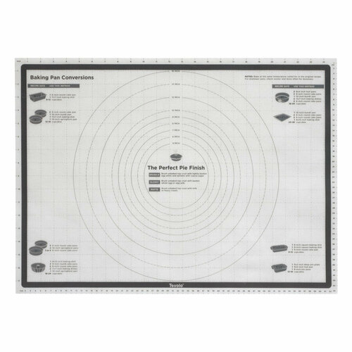 Коврик для выпечки Tovolo разлинованный 63,5х47 см, силикон, серый