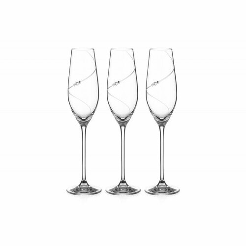 Diamante Набор бокалов для шампанского Силуэт 6 шт (DI-1045.416. EPT)