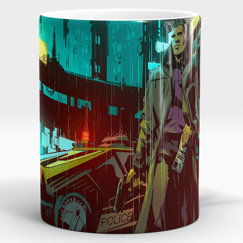 Кружка для чая и кофе с принтом Бегущий по лезвию