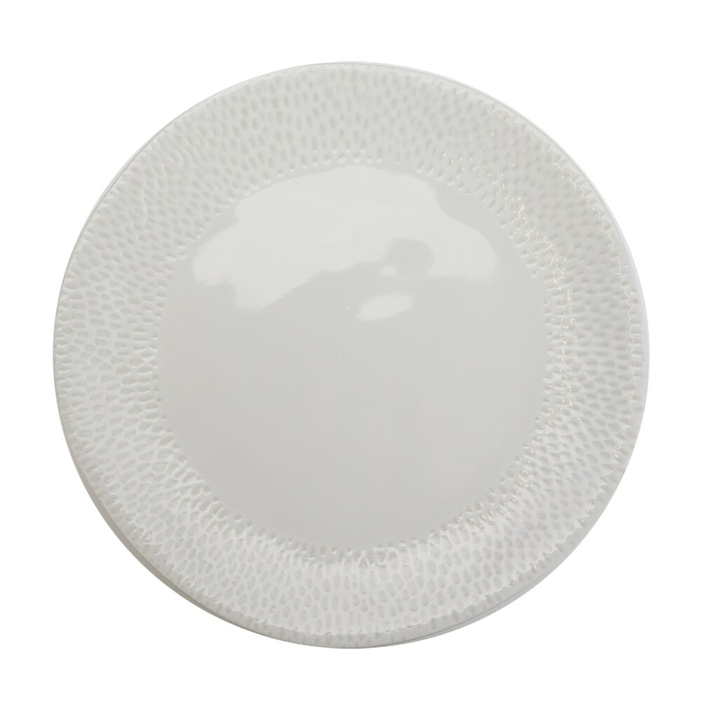 Столовая тарелка "Глазурь" 27,5 см, фарфор