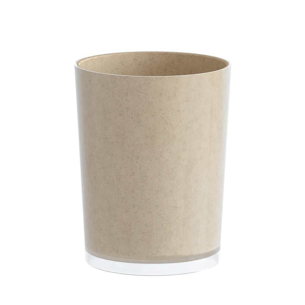 фото Стакан Berossi Art Deco пластик бежевый