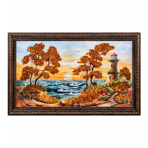 Картина Красота природы (с янтарной крошкой) 50х80см AMB-11/21 113-7012242