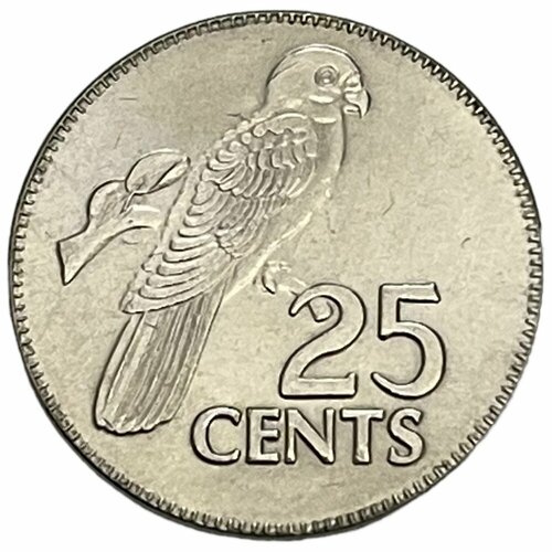 Сейшельские острова 25 центов 2000 г. сейшельские острова 10 центов 2007 г 2