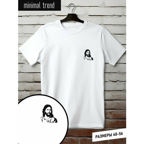 фото Футболка, размер m, белый нет бренда