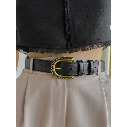 фото Ремень a.valentino, размер 110, черный