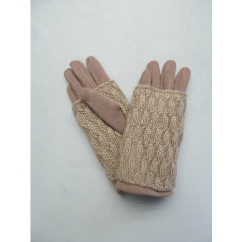 фото Перчатки nuanxue, размер 8-10 лет, бежевый